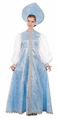 Костюм Снегурочки в голубом платье