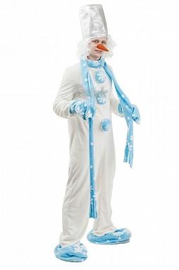 Карнавальный костюм снеговика взрослый