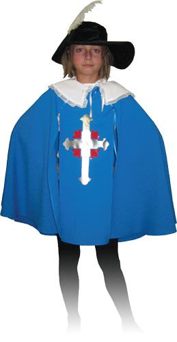 Карнавальный костюм Мушкетер короля бордовый, рост 158 см