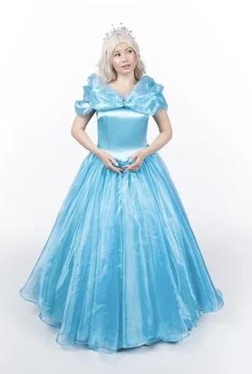 Костюм Принцессы в голубом платье 