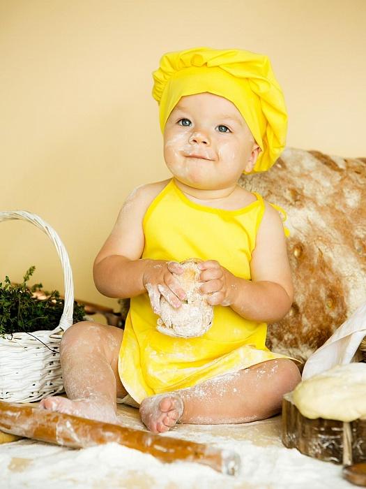 Костюм поваренка для малыша желтый