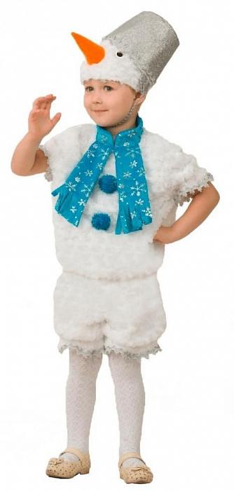 Карнавальный костюм Снеговичок Снеговишка