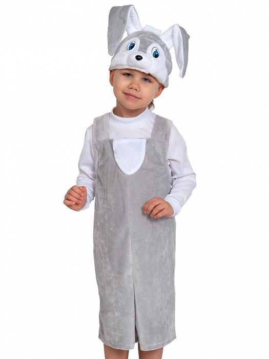 Новогодний костюм зайчика для мальчика детский