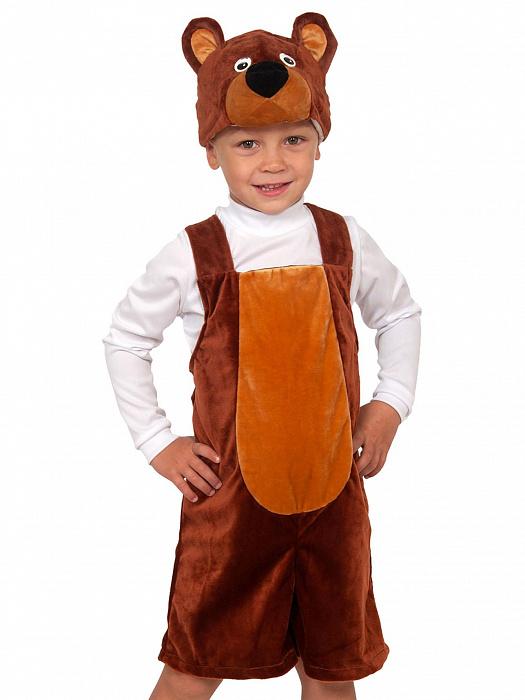 Карнавальный костюм Кеша (бурый мишка) детский Ми-ми-мишки