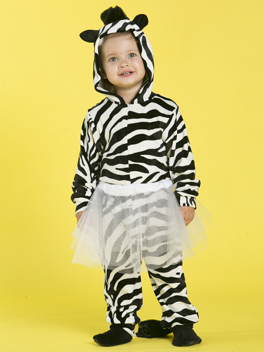 Костюм зебры для маленькой девочки
