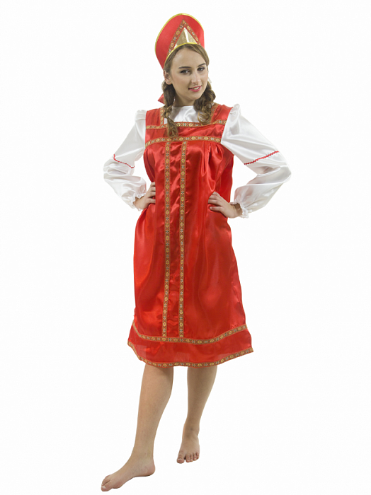 Русский национальный костюм Василиса взрослый