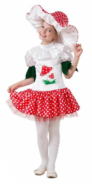 Карнавальный костюм грибок для девочки