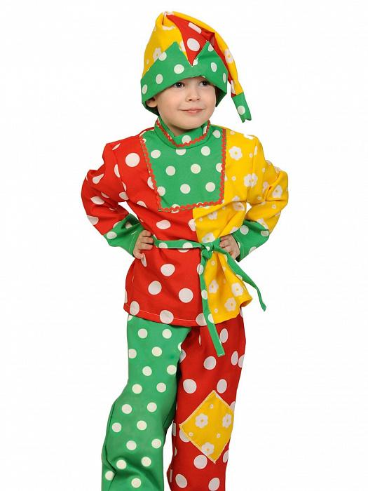 Карнавальный костюм для мальчика Петрушка