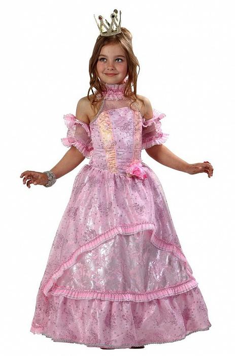 Карнавальный костюм Золушка принцесса розовая