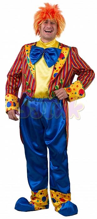 Карнавальный костюм клоуна Кеши красный взрослый