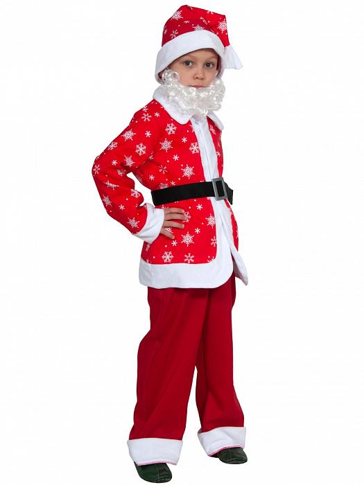 Новогодний костюм санта клауса на малыша К-М Крошка Санта Клаус СО СКИДКОЙ