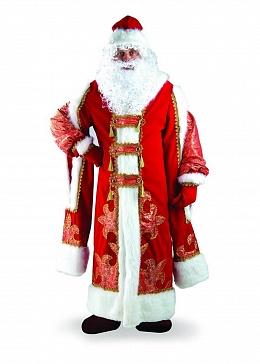 Новогодний костюм Деда Мороза взрослый Царский
