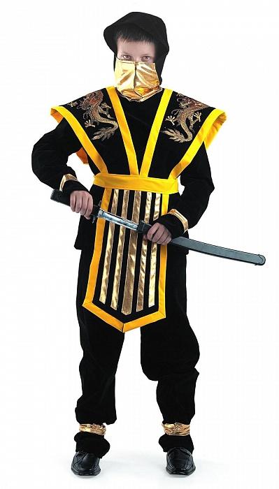 Карнавальный костюм Мастер ниндзя желтый
